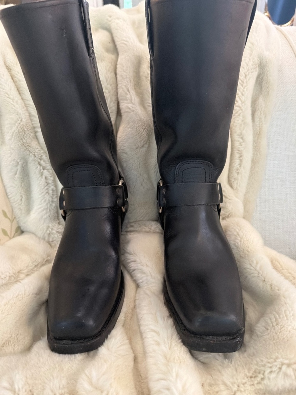 Frye harness boot